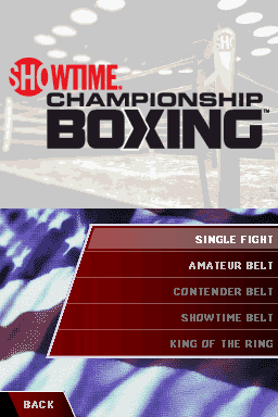 Showtime Championship Boxing screenshot 4 for Wii